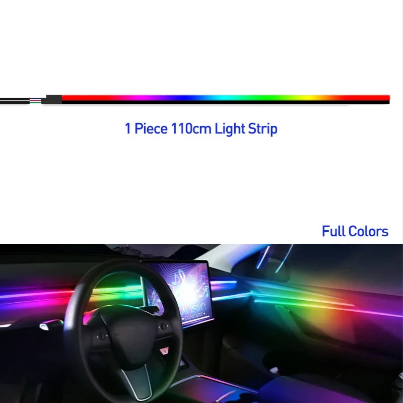 AutoGlow™ Symphony Acrylic Ambient Lighting Kit (18-in-1)