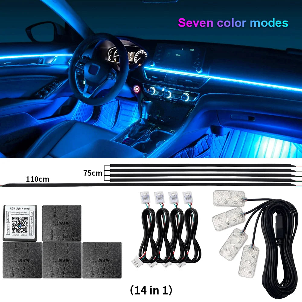 AutoGlow™ Symphony Pro-Acrylic Ambient Lighting System (Multi-Zone)
