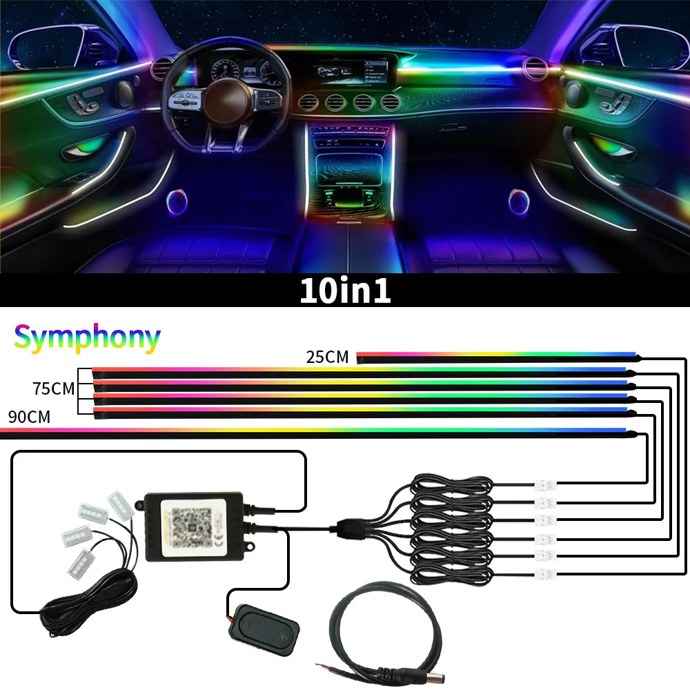 AutoGlow™ Symphony Acrylic-Lite 18-in-1 Ambient Kit