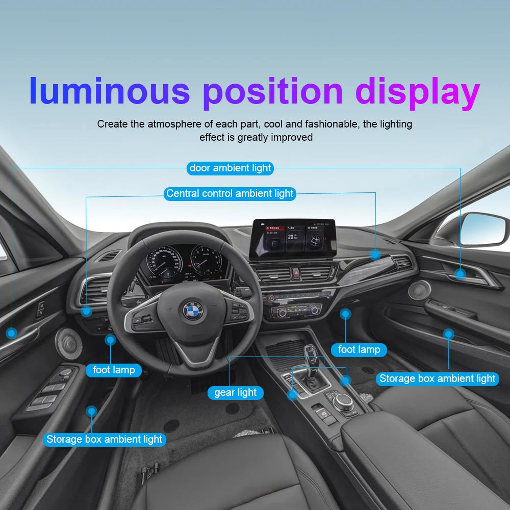 AutoGlow™ Spectra-Guide 18-in-1 Ambient Lighting Kit