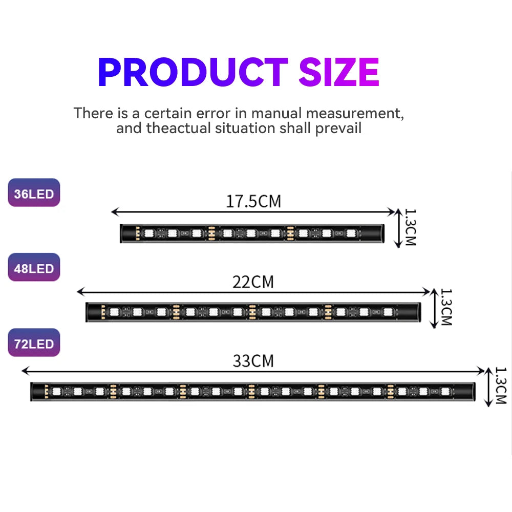 AutoGlow™ Rhythm-Sync Interior Footwell Lighting Kit