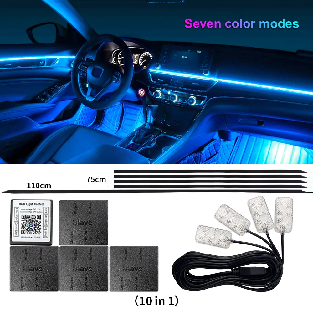AutoGlow™ Symphony Pro-Acrylic Ambient Lighting System (Multi-Zone)