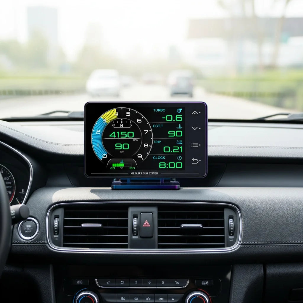 SmartDrive XS OBD2 Head-Up Display (HUD) – Real-Time Speed & Car Diagnostics
