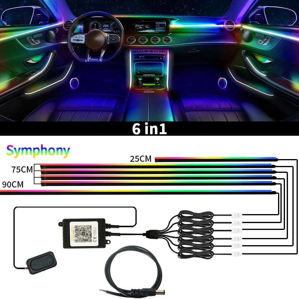 AutoGlow™ Symphony Acrylic-Lite 18-in-1 Ambient Kit