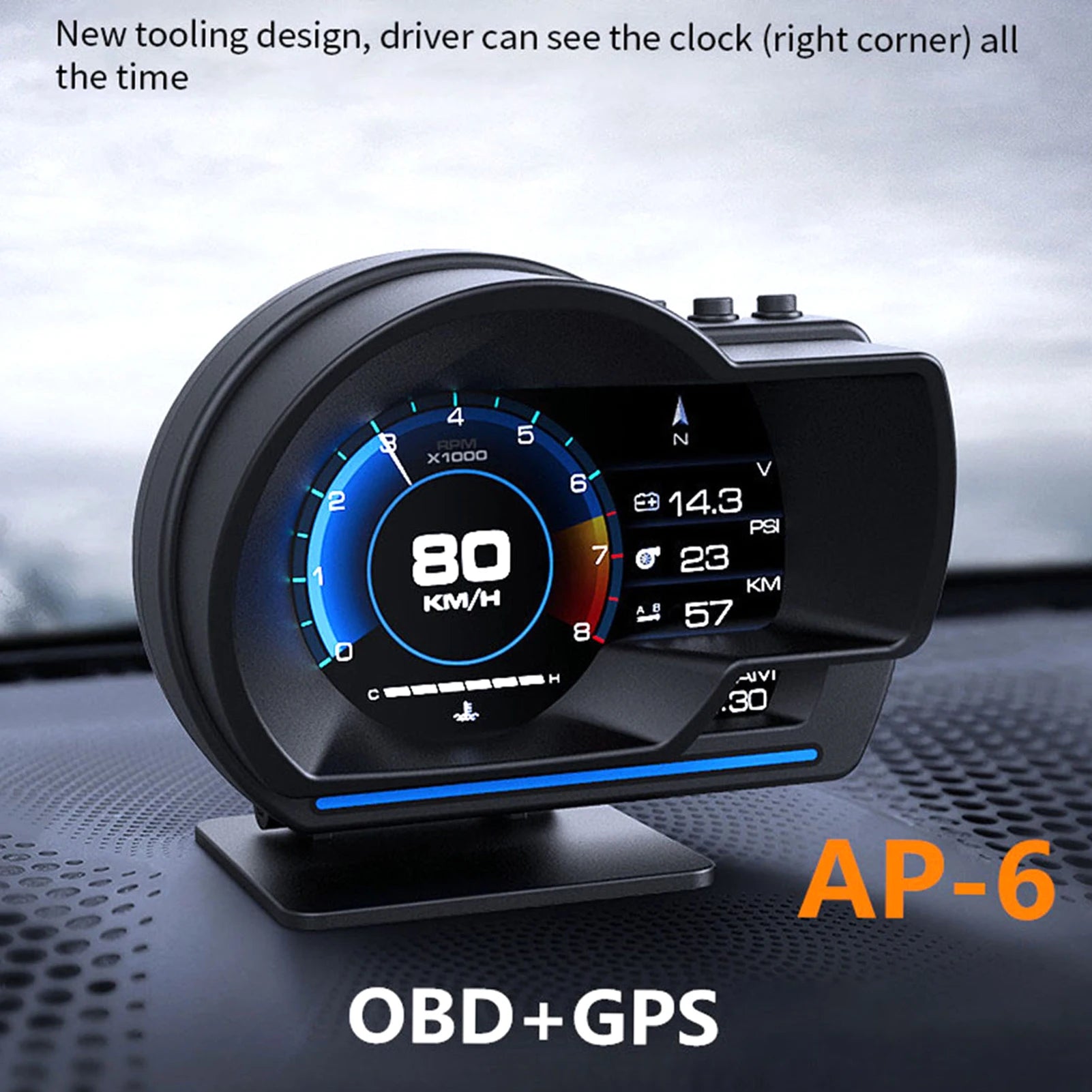 AutoGlow™ Dual-System Smart HUD & Diagnostic Scanner