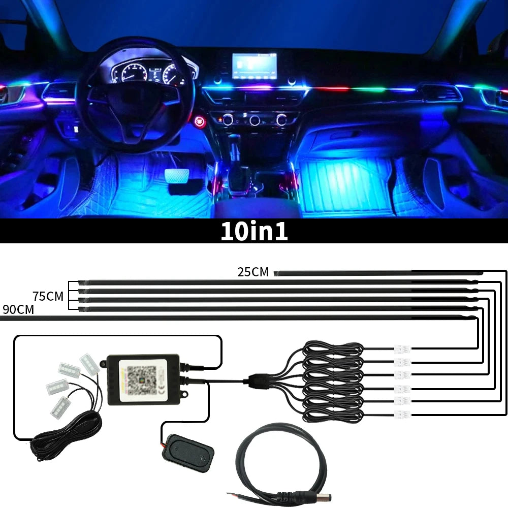 AutoGlow™ Symphony Acrylic-Lite 18-in-1 Ambient Kit
