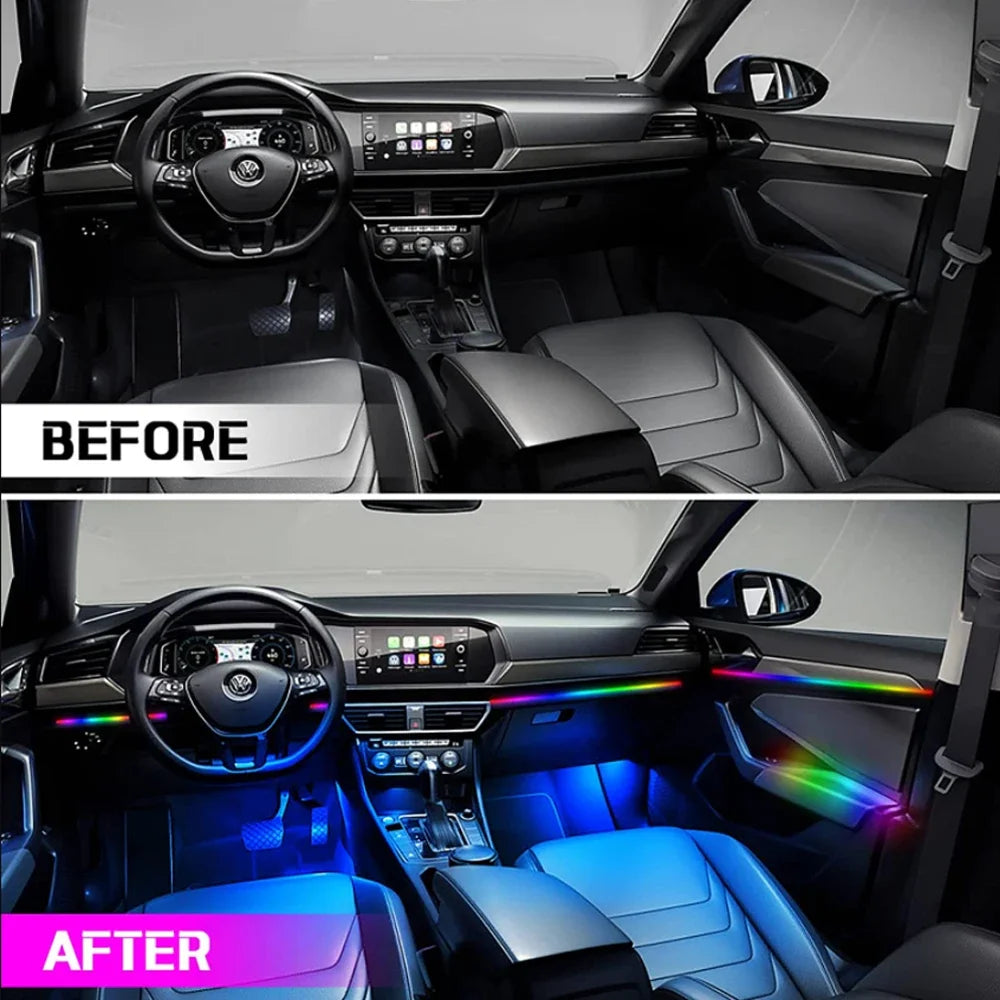 AutoGlow™ Symphony Acrylic Ambient Lighting Kit (18-in-1)
