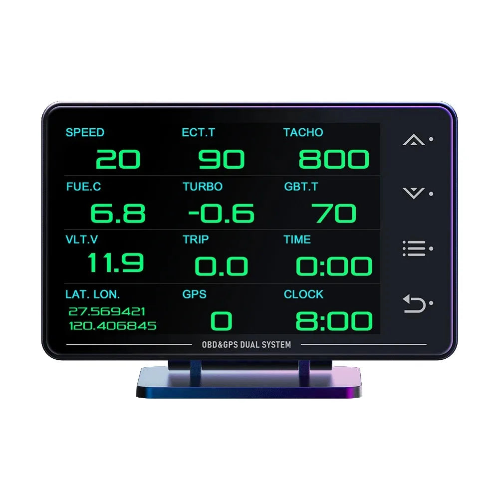 AutoGlow™ XS-Multifunction Digital Dash & HUD Display